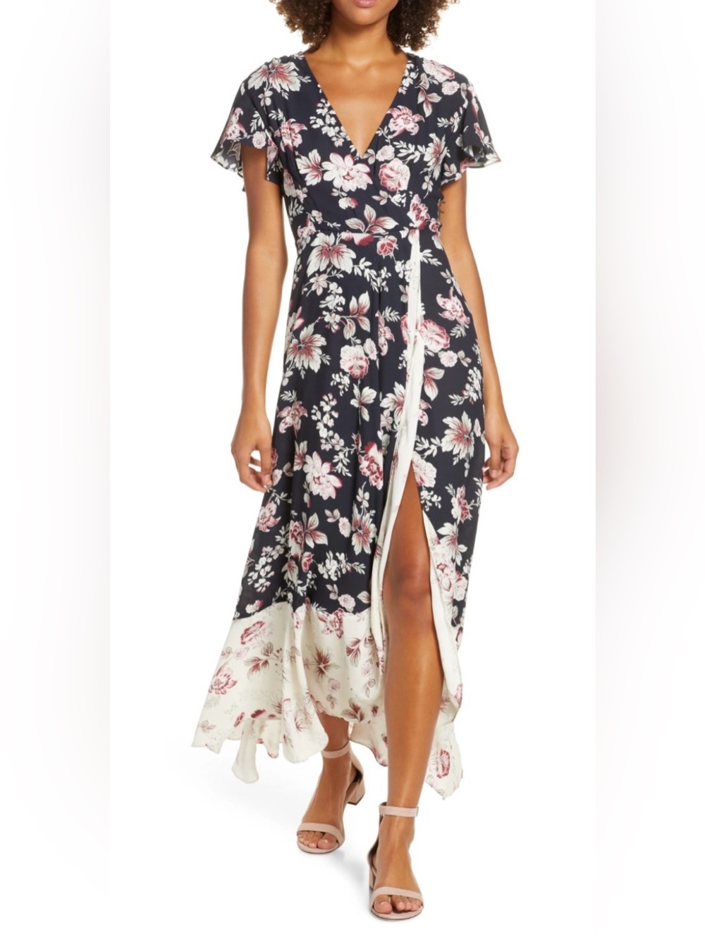 French Connection Aletta Maxi Dress, Size 4